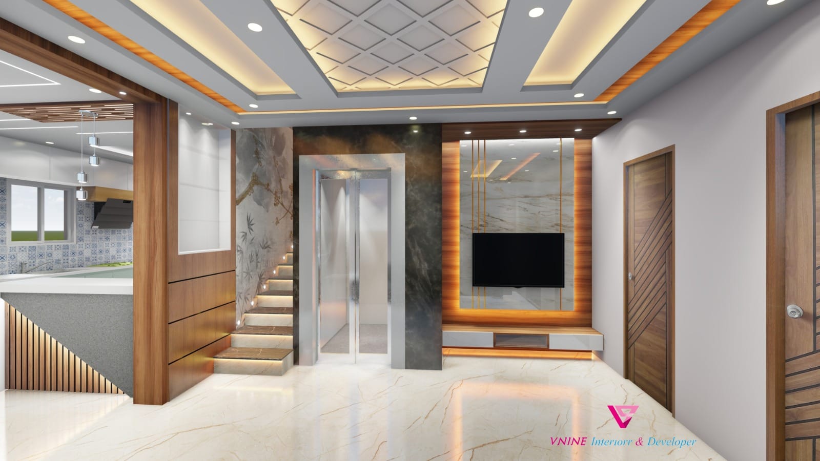 Duplex Villa Of Mr. Venu Gopal, Hyderabad — 